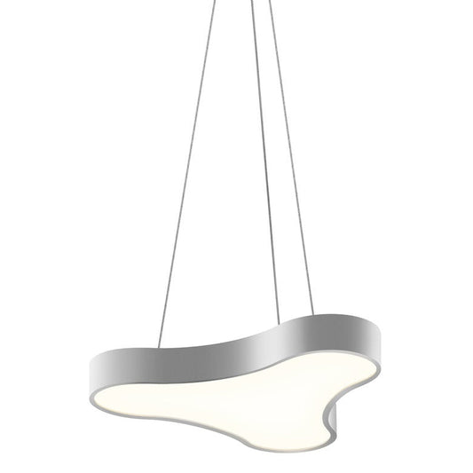 SONNEMAN Corso Rhythm LED Bright Satin Aluminum Pendant Light With 20' Cord Length