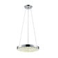 SONNEMAN Dazzle LED Polished Chrome Crushed Glass Pendant Light