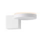 SONNEMAN Disc-Cube LED Textured White Optical Acrylic Wall Sconce