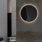 SONNEMAN Dotwave 1-Light LED Large Textured Black Aluminum Shade Round Wall Sconce