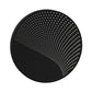 SONNEMAN Dotwave 1-Light LED Large Textured Black Aluminum Shade Round Wall Sconce