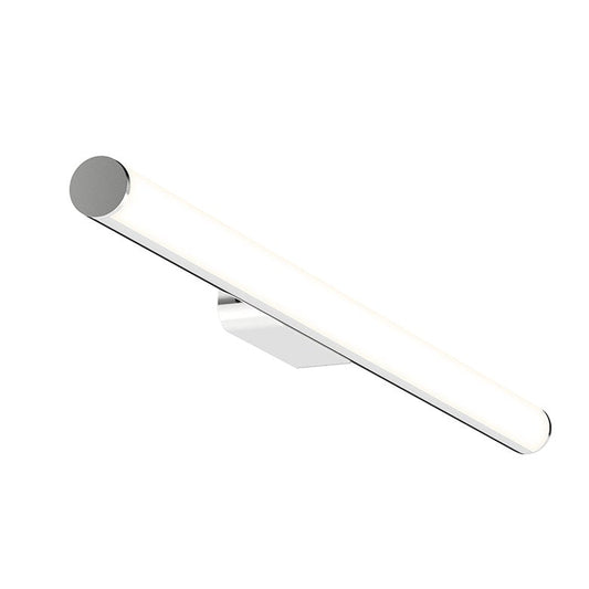 SONNEMAN Fino 18" 1-Light LED 3000K Satin Chrome Optical Acrylic Shade Vanity Bath Bar Lighting