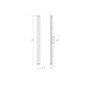SONNEMAN Fino 24" 1-Light LED 3000K Polished Chrome Optical Acrylic Shade Vanity Bath Bar Lighting