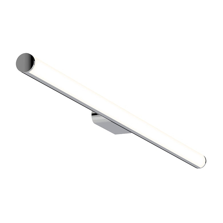 SONNEMAN Fino 24" 1-Light LED 3000K Polished Chrome Optical Acrylic Shade Vanity Bath Bar Lighting