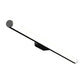 SONNEMAN Fino 24" 1-Light LED 3000K Satin Black Optical Acrylic Shade Vanity Bath Bar Lighting