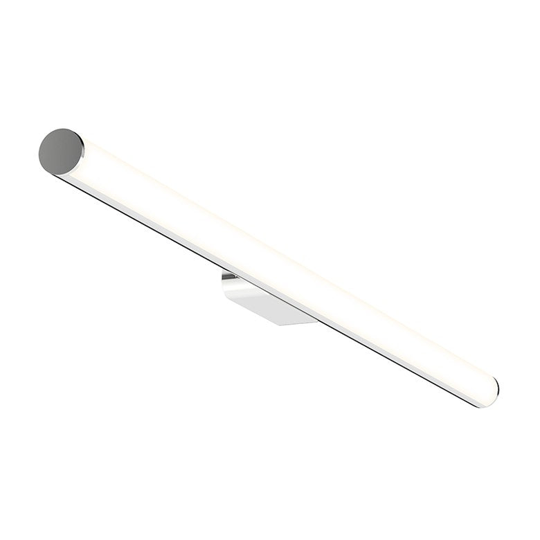 SONNEMAN Fino 24" 1-Light LED 3000K Satin Chrome Optical Acrylic Shade Vanity Bath Bar Lighting