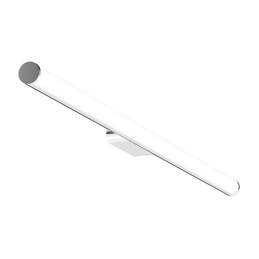 SONNEMAN Fino 24" 1-Light LED 3000K Satin Chrome Optical Acrylic Shade Vanity Bath Bar Lighting