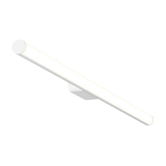 SONNEMAN Fino 24" 1-Light LED 3000K Satin White Optical Acrylic Shade Vanity Bath Bar Lighting