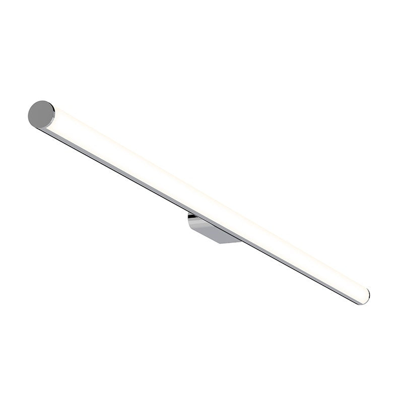 SONNEMAN Fino 32" 1-Light LED 3000K Polished Chrome Optical Acrylic Shade Vanity Bath Bar Lighting