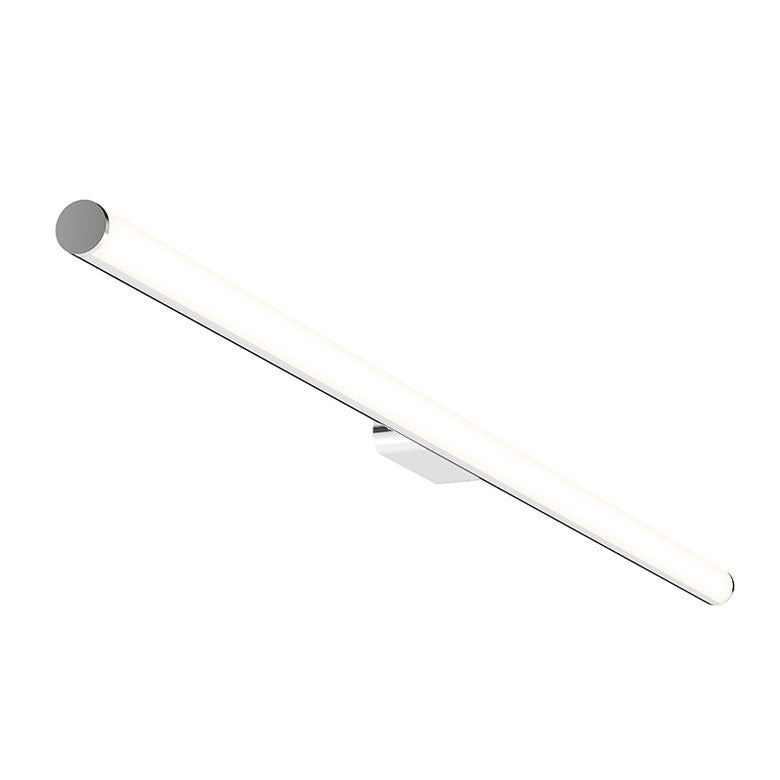 SONNEMAN Fino 32" 1-Light LED 3000K Satin Chrome Optical Acrylic Shade Vanity Bath Bar Lighting