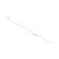 SONNEMAN Fino 40" 1-Light LED 3000K Satin White Optical Acrylic Shade Vanity Bath Bar Lighting