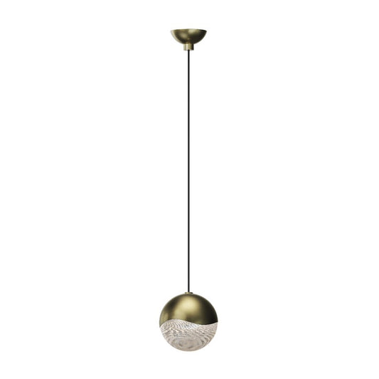 SONNEMAN Grapes Single Medium LED Brass Micro-Dome Canopy Pendant Light