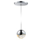 SONNEMAN Grapes Single Medium LED Polished Chrome Round Canopy Pendant Light