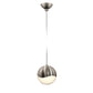 SONNEMAN Grapes Single Medium LED Satin Nickel Micro-Dome Canopy Pendant Light