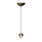 SONNEMAN Grapes Single Small LED Brass Dome Canopy Pendant Light