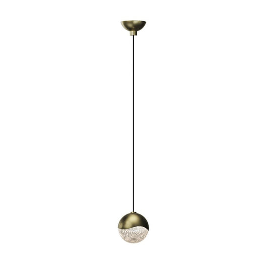 SONNEMAN Grapes Single Small LED Brass Micro Dome Canopy Pendant Light