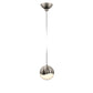SONNEMAN Grapes Single Small LED Satin Nickel Micro Dome Canopy Pendant Light
