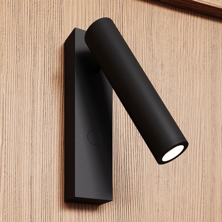 SONNEMAN Haim 1-Light Single Textured Black Without Uplight Wall Sconce