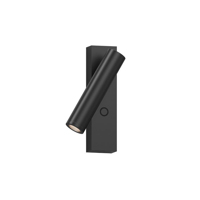 SONNEMAN Haim 1-Light Single Textured Black Without Uplight Wall Sconce