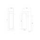 SONNEMAN Haim 2-Light Single Textured Black With Uplight Wall Sconce