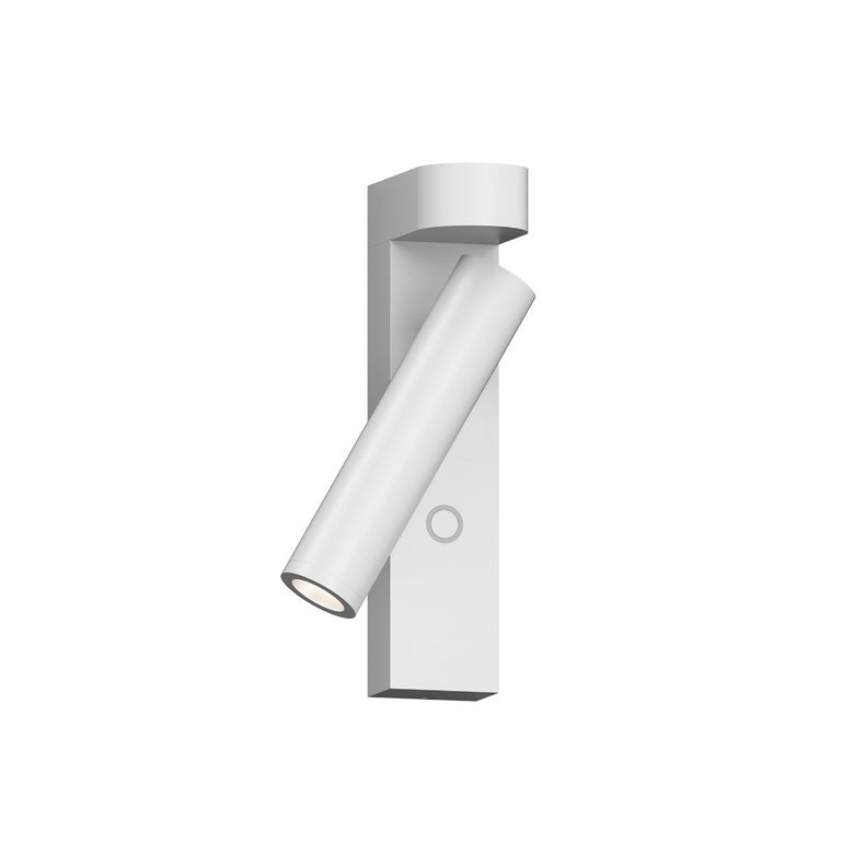 SONNEMAN Haim 2-Light Single Textured White With Uplight Wall Sconce