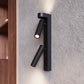 SONNEMAN Haim 3-Light Double Textured Black With Uplight Wall Sconce