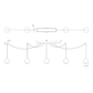 SONNEMAN Hemisphere 5-Light LED Natural Anodized Clear Acrylic Shade Pendant Light