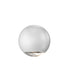 SONNEMAN Hemisphere One-Sided 1-Light LED Textured White Clear Acrylic Shade Wall Sconce