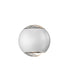 SONNEMAN Hemisphere Two-Sided 2-Light LED Textured White Clear Acrylic Shade Wall Sconce