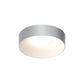 SONNEMAN Ilios 14" 1-Light LED Dove Gray Frosted Acrylic Shade Surface Flush Mount Lighting