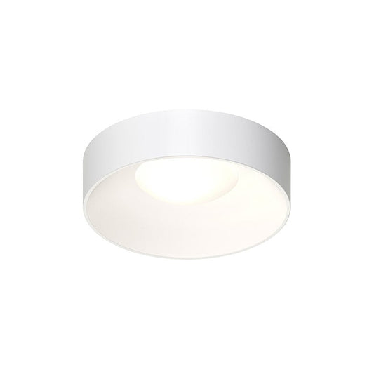 SONNEMAN Ilios 14" 1-Light LED Satin White Frosted Acrylic Shade Surface Flush Mount Lighting