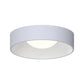 SONNEMAN Ilios 22" 1-Light LED 3500K Dove Gray Frosted Acrylic Shade Surface Flush Mount Lighting