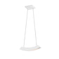 SONNEMAN Kabu 12" LED Textured White Linear Pendant Light