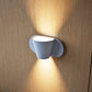 SONNEMAN Kaliko 1-Light LED Textured White Aluminum Shade Wall Sconce