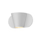 SONNEMAN Kaliko 1-Light LED Textured White Aluminum Shade Wall Sconce
