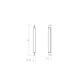 SONNEMAN Keel 22" 1-Light LED Satin White Optical Acrylic Vanity Bath Bar Lighting
