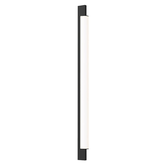 SONNEMAN Keel 28" 1-Light LED 3000K Satin Black Optical Acrylic Vanity Bath Bar Lighting