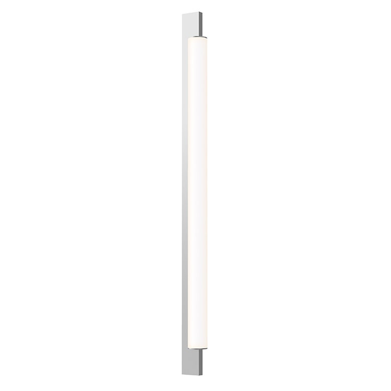 SONNEMAN Keel 28" 1-Light LED Bright Satin Aluminum Optical Acrylic Vanity Bath Bar Lighting
