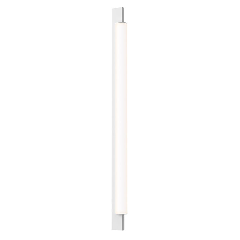 SONNEMAN Keel 28" 1-Light LED Satin White Optical Acrylic Vanity Bath Bar Lighting