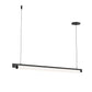 SONNEMAN Keel 44" 1-Light LED Satin Black Linear Suspension Pendant Light