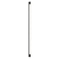 SONNEMAN Keel 44" 1-Light LED Satin Black Optical Acrylic Vanity Bath Bar Lighting