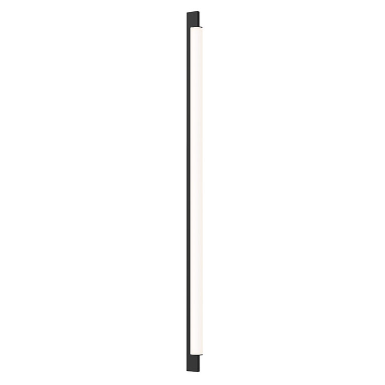 SONNEMAN Keel 44" 1-Light LED Satin Black Optical Acrylic Vanity Bath Bar Lighting