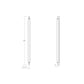 SONNEMAN Keel 44" 1-Light LED Satin White Optical Acrylic Vanity Bath Bar Lighting