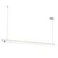 SONNEMAN Keel 60" 1-Light LED Satin White Linear Suspension Pendant Light With 20FT Cord Length