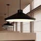 SONNEMAN Koma Edo 1-Light E26 Bulb Base Satin Black Aluminum Shade Pendant Light
