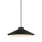 SONNEMAN Koma Edo 1-Light E26 Bulb Base Satin Black Aluminum Shade Pendant Light
