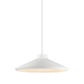 SONNEMAN Koma Edo 1-Light GU24 Bulb Base Satin White Aluminum Shade Pendant Light