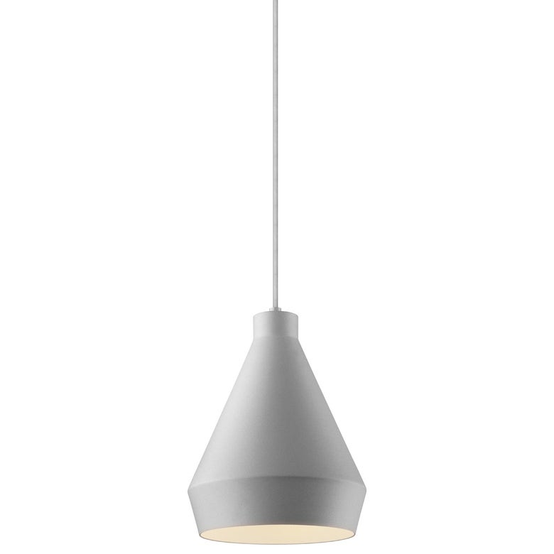 SONNEMAN Koma Taisho 1-Light E26 Base Bright Satin Aluminum Pendant Light