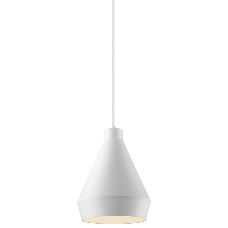 SONNEMAN Koma Taisho 1-Light E26 Base Satin White Pendant Light