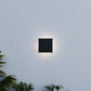 SONNEMAN LP 1-Light LED Square Shape Textured Black Aluminum Shade Wall Sconce